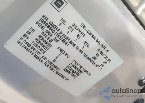 2001 Oldsmobile Aurora 4.0 z USA, uszkodzony, nr VIN 1G3GS64C114136941